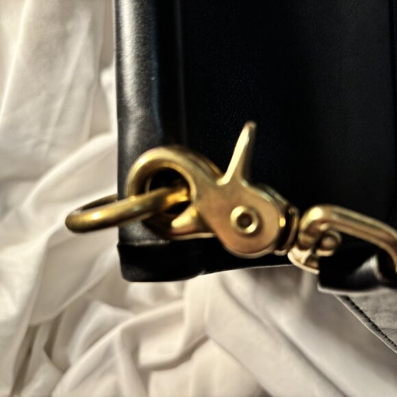 Vintage Coach Willis Shoulder Bag – Black Glove-Tanned Leather –Free Shipping - Picture 5 of 15